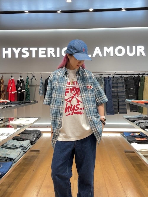 HYSTERIC HELL刺繍 ボタンダウンシャツ（シャツ/ブラウス）｜HYSTERIC  