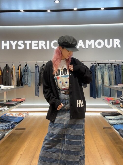 HYSTERIC GLAMOUR（ヒステリックグラマー） tシャツ IDIOT CAT Tシャツ