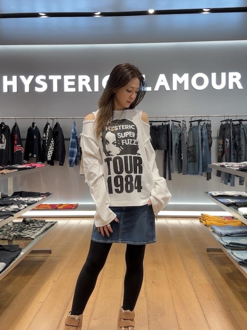ヒステリックグラマー　TOUR1984プルオーバー TOUR 1984 プルオーバー|HYSTERIC GLAMOUR WOMEN | HYSTERIC