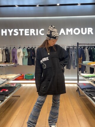 HYSTERIC GLAMOUR（ヒステリックグラマー）の「TYPE LOGO オーバー