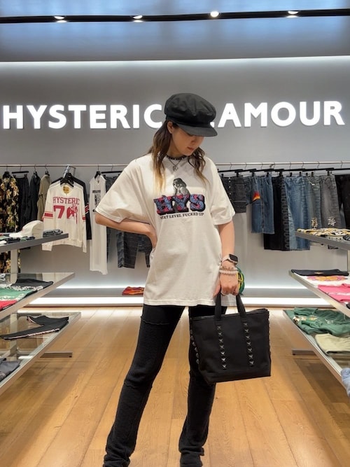 可憐で優雅な存在感◎【HYSTERIC GRAMOUR】PICKレザーチョーカー 可憐で優雅な存在感◎【HYSTERIC GRAMOUR】PICKレザーチョーカー