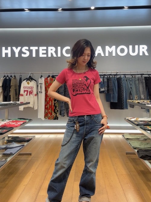 美品✨️ Hysteric Glamour スタッズ ストレート デニム HYSTERIC GLAMOUR ヒステリックグラマー 0224AP07 CCR加工