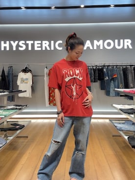 「HYSTERIC GLAMOUR（ヒステリックグラマー）のアイテム（ブレスレット）」を使った、Ayakaさん（レディース・161cm）の夏コーディネート