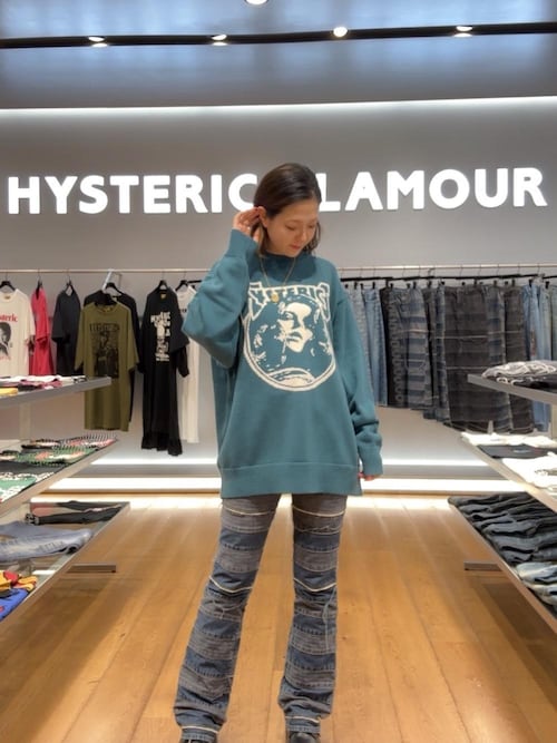 ヒステリックグラマー スクラッチフレアデニムパンツ スクラッチフレアデニムパンツ|HYSTERIC GLAMOUR WOMEN