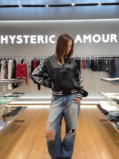 ヒステリックグラマー WOMAN ON SKULL PICKウォレットチェーン HYSTERIC GLAMOUR HYSTERIC GLAMOUR