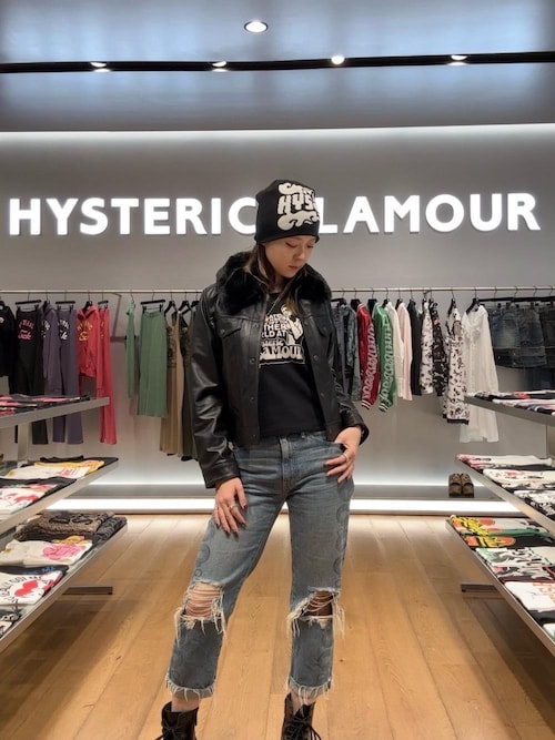 SMOKING GIRL チビTシャツ（Tシャツ/カットソー）｜HYSTERIC GLAMOUR