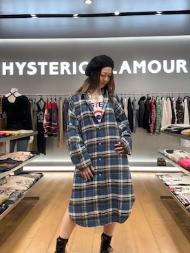 「シャツワンピ」｜Ayakaさん（レディース・161cm）の秋コーディネート