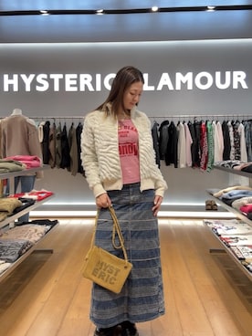 「HYSTERIC GLAMOUR（ヒステリックグラマー）のアイテム（バッグ）」を使った、Ayakaさん（レディース・161cm）の秋コーディネート