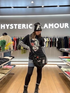 「スタッズ」｜Ayakaさん（レディース・161cm）の冬コーディネート