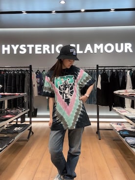 「HYSTERIC GLAMOUR（ヒステリックグラマー）のストレートデニムパンツ（デニムパンツ、ブルー系）」を使った、Ayakaさん（レディース・161cm）の春コーディネート