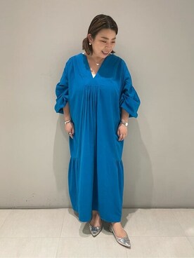 「アイテム（その他シューズ、オレンジ系）」を使った、YAMAさん（レディース・158cm）の春コーディネート