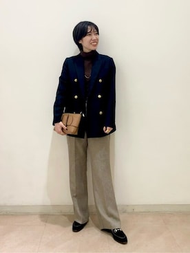 「MILOS（ミロス）のアイテム」を使った、kobaさん（レディース・157cm）の秋コーディネート