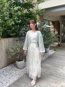 「大学生コーデ」｜「アイテム（サンダル）」を使った、めいさん（レディース・158cm）の夏コーディネート