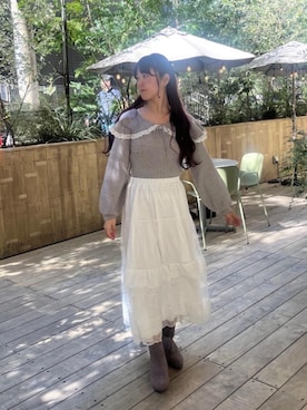 めいさん（レディース・157cm）の冬コーディネート