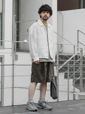 Tシャツ カットソー ベージュ系 を使ったメンズ人気ファッションコーディネート Wear