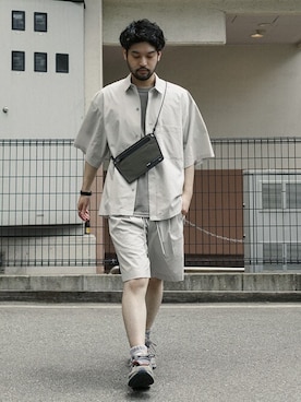 SHUさん(メンズ・170cm)の夏コーディネート