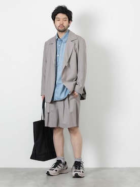 SHUさん（メンズ・170cm）の春コーディネート