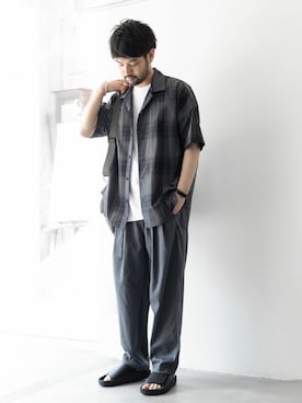 SHUさん(メンズ・170cm)の夏コーディネート