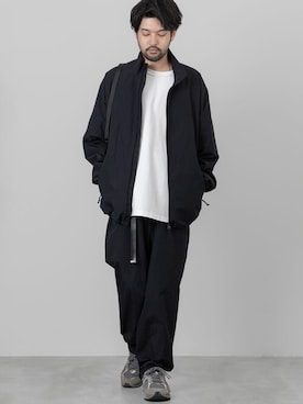 「wrou（ロウ）のアイテム（ジャケット/アウター）」を使った、SHUさん（メンズ・170cm）の秋コーディネート