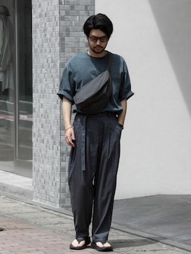 SHUさん(メンズ・170cm)の夏コーディネート