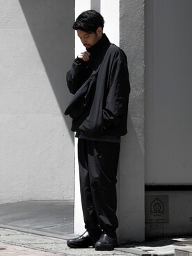 「wrou（ロウ）のアイテム（ジャケット/アウター）」を使った、SHUさん（メンズ・170cm）の夏コーディネート