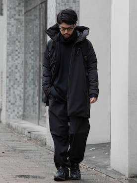 SHUさん（メンズ・170cm）の冬コーディネート