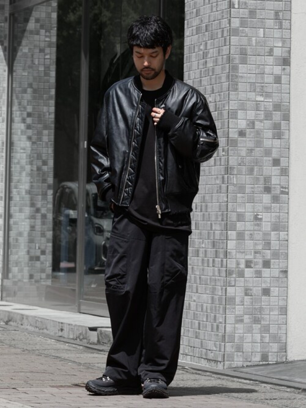 VEIN （ヴェイン）の「シンセティックレザー MA-1 / SYNTHETIC LEATHER
