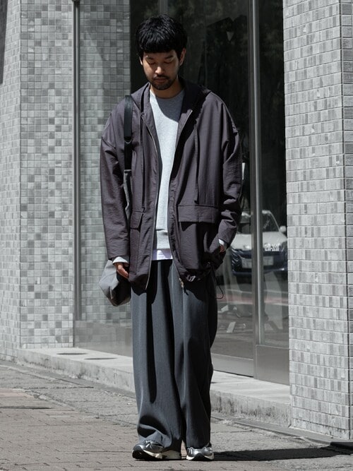 WO/NY ボイル ジップアップフーデッドジャケット / WO/NY VOILE ZIP UP HOODED JACKET