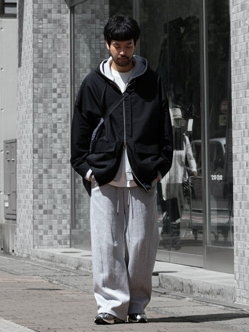 WO/NY ボイル ジップアップフーデッドジャケット / WO/NY VOILE ZIP UP HOODED JACKET