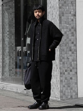 「ATTACHMENT（アタッチメント）の【 直営店・ZOZOTOWN限定 】ショルダーショッピングバッグ / SHOULDER SHOPPING BAG（ショルダーバッグ）」を使った、SHUさん（メンズ・170cm）の秋コーディネート