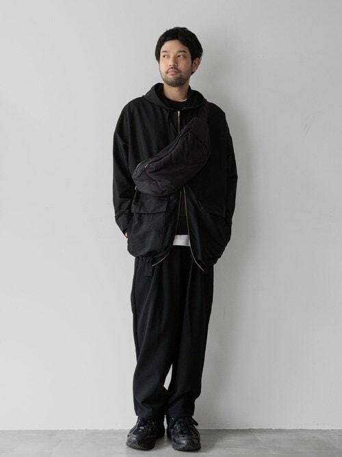 WO/NY ボイル ジップアップフーデッドジャケット / WO/NY VOILE ZIP UP HOODED JACKET