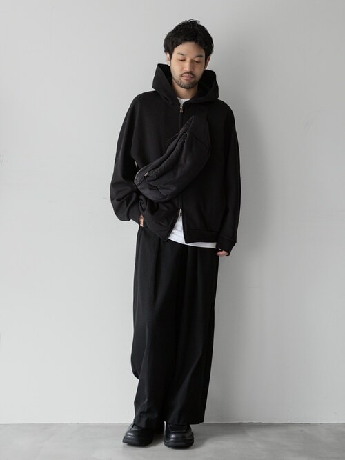 CO/PE ダブルニット ジップアップフーディー / CO/PE DOUBLE KNIT ZIP UP HOODIE