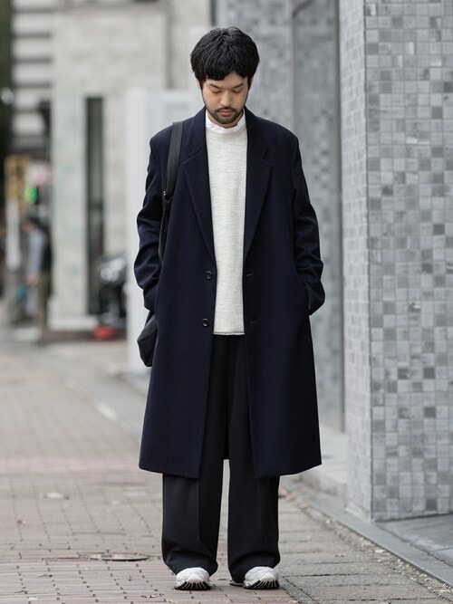2/48 WO カルゼ オーバーサイズド チェスターコート / 2/48 WO KERSEY OVERSIZED CHESTER COAT