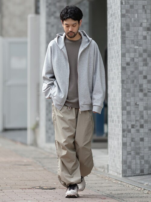 CO/PE ダブルニット ジップアップフーディー / CO/PE DOUBLE KNIT ZIP UP HOODIE