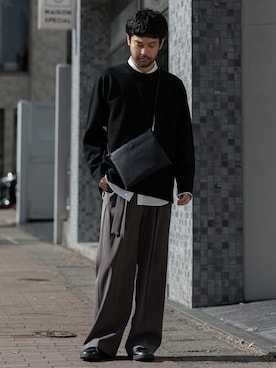 SHUさん（メンズ・170cm）の秋コーディネート