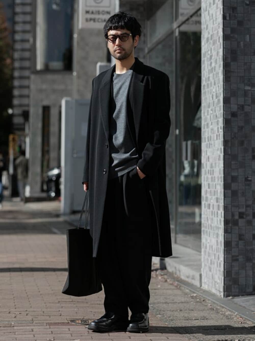 ATTACHMENT 】 OVERSIZED CHESTER COAT