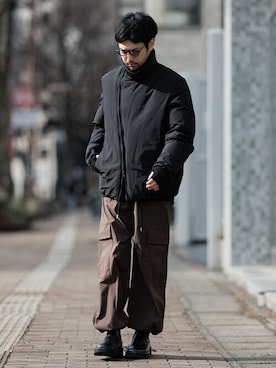 SHUさん（メンズ・170cm）の冬コーディネート