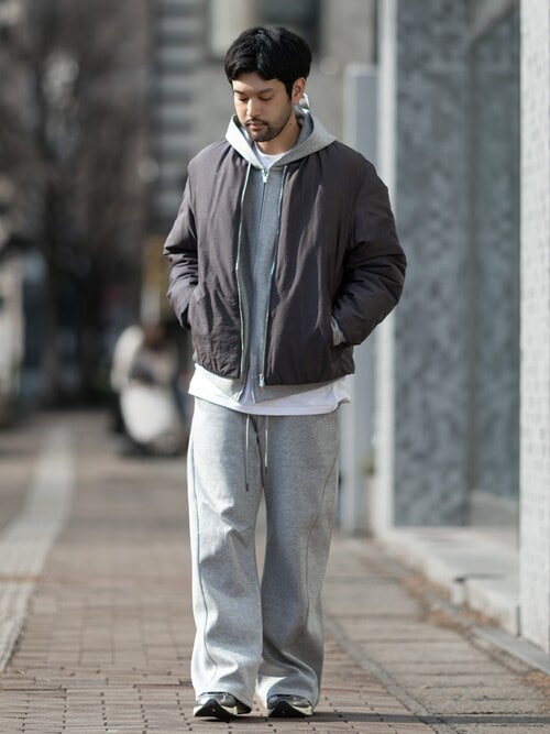 CO/PE ダブルニット ジップアップフーディー / CO/PE DOUBLE KNIT ZIP UP HOODIE