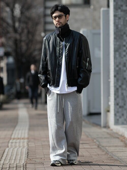 コットンダブルフェイス スリムフィットL/S TEE / COTTON DOUBLE FACE SLIM FIT L/S TEE