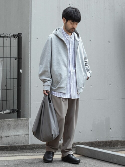 CO/PE ダブルニット ジップアップフーディー / CO/PE DOUBLE KNIT ZIP UP HOODIE