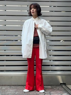 BEAMS BOYさん（レディース・161cm）の冬コーディネート