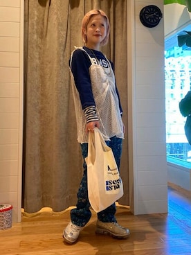 BEAMS BOYさん（レディース・152cm）の春コーディネート