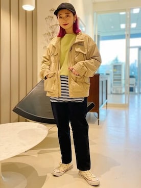 BEAMS BOYさん（レディース・153cm）の春コーディネート