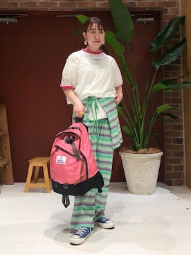 BEAMS BOYさん（レディース・154cm）の春コーディネート