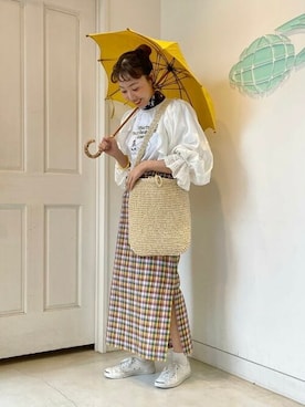 「BEAMS BOY（ビームスボーイ）のアイテム（財布/小物）」を使った、BEAMS BOYさん（レディース・165cm）の春コーディネート