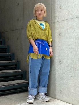 「BEAMS BOY（ビームスボーイ）のアイテム（財布/小物）」を使った、BEAMS BOYさん（レディース・152cm）の春コーディネート