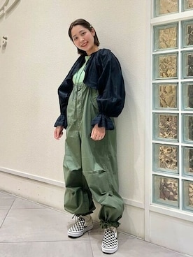 「オリーブ」｜「アイテム（ヘアアクセサリー）」を使った、BEAMS BOYさん（レディース・153cm）の春コーディネート