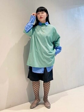 BEAMS BOYさん（レディース・153cm）の春コーディネート