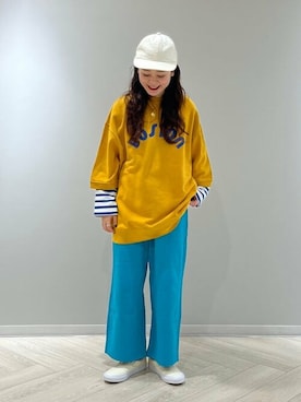 「BEAMS BOY（ビームスボーイ）のアイテム（スウェットパンツ）」を使った、BEAMS BOYさん（レディース・155cm）の春コーディネート