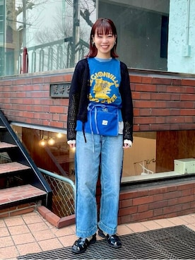 「BEAMS BOY（ビームスボーイ）のアイテム（財布/小物）」を使った、BEAMS BOYさん（レディース・158cm）の春コーディネート